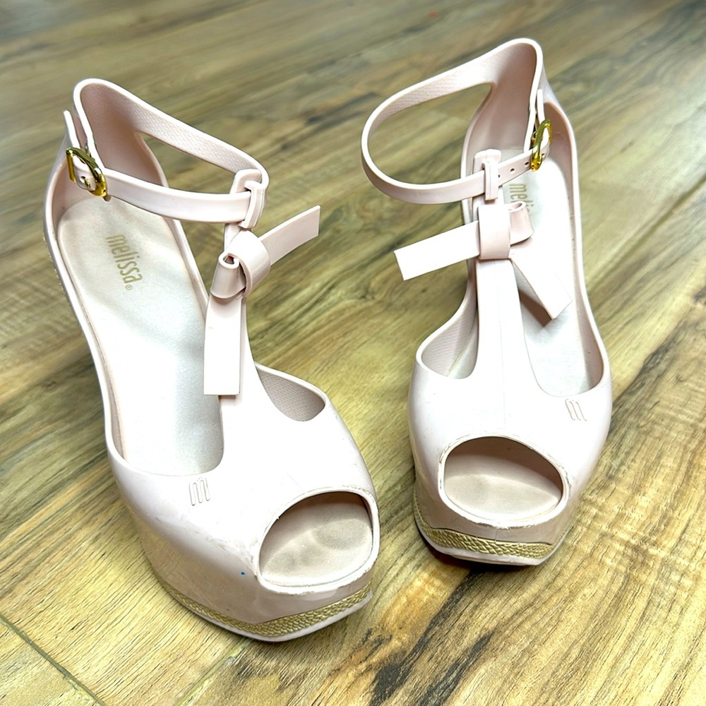 Melisa jelly platform sandals (pool shoes).  Size 5